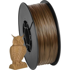 PLA filaments tumši zelta krāsā (stieple) 3D printeriem 1,75 mm Ražots ES