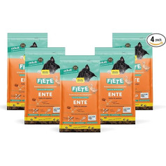 Fiete Soft Adult Duck 5 x 1 kg | Augstas kvalitātes sausā barība ar augstu uzturvērtību | Uzturu zinošiem suņiem | Augsta saderība | Bez graudaugiem | Pārbaudīta kvalitāte (KIN institūts) | Ražots Vācijā