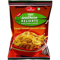 Haldiram's Tangy Tomate Bananenchips, 200 g, 2 Stück