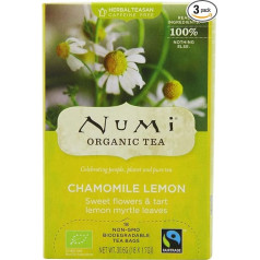 Numi Organic Chamomile Lemon Sweet Meadows 18 maisiņi Iepakojums 3 x 31 g Organic