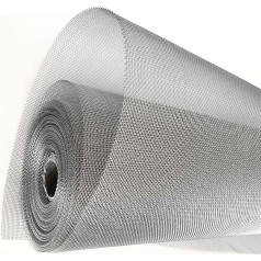 Metāla filtrācijas siets, 304 nerūsējošā tērauda austas stieples remonts Mājas logu ekrāns nav viegli rūsas aparatūras audums ventilācijas atverēm, gaisa ķieģeļu, mājas, virtuves, dārza (200mesh)