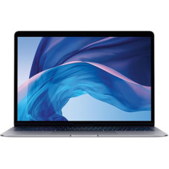 2019 Apple MacBook Air mit 1.6GHz Intel Core i5 (13-zoll, 8GB RAM, 128GB SSD Kapazität) (QWERTY Englisch) Space Grau (Generalüberholt)