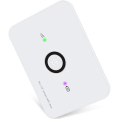 HOSAYA MF906 Portatīvais WiFi 4G SIM kartes modems 10 WiFi lietotāju LTE WiFi maršrutētājs ar iebūvētu akumulatoru Ātrgaitas atbloķēts 4G MIFI ceļojumu karstais punkts