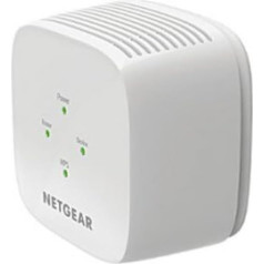 NETGEAR Wireless Repeater EX3110 WLAN pastiprinātājs AC750 (divjoslu WiFi 2,4/5 GHz, aptver 2 līdz 3 istabas un 20 ierīces, līdz 750 Mb/s ātrums), balts