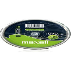 Maxell - 10 x DVD R DL - 8,5 GB 8x - vārpsta - datu nesējs