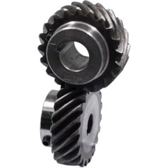 Motorritzel, Zahnrad, Modulritzel, Zahnritzel, Motorzahnradsatz, 2 Stück 2 Module, linkes Zahnrad, Schrägkegelrad, Spiralkegelrad, 8/10/12/14 mm Bohrung, Zahnrad, Ritzel, Zahnstange(10t 14mm)