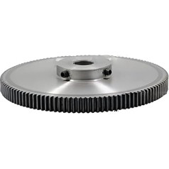 Motora zobrats, zobrats, moduļa zobrats, 1 gabals, 1 modulis, 100 zobi, cilindriskais zobrats, izliekts zobrats, 8 mm, 10 mm, 12 mm, 14 mm, 15 mm, iekšējais caurums, 45 tērauda zobrats, cilindriskais konuss (15 mm caurums)