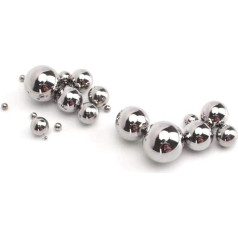 Oglekļa tērauda lodīšu gultņi, gultņu lodītes, precīzijas gultņu tērauda lodītes, 9-20 mm, cietā tērauda lodītes, standarta oglekļa tērauda lodītes, 1 kg (16,669 mm)