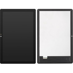 YHX-OU LCD-Ersatz-Touchscreen für HD 10 10Plus 2021 11. Generation LCD-Display-Einheit, Digitizer, Frontglasscheibe, schwarz, mit Werkzeug