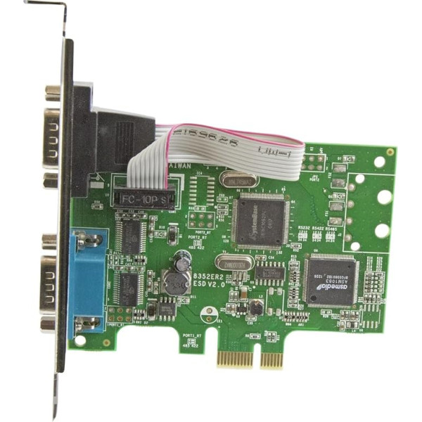 StarTech.com 2 portu PCI Express sērijas karte ar 16C1050 UART - RS232 - PCIe sērijas karte ar divu kanālu 16C1050 UART