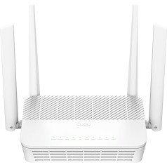 Cudy WR3000S AX3000 Dual Band WiFi 6 Mesh maršrutētājs, 5 Gigabit Ethernet RJ45 porti, 4 antenas, MU-MIMO, OpenVPN, Wireguard, Zerotier, Ipsec VPN, mākoņprogramma