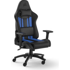 Corsair TC100 spēļu krēsls, melns un zils, viens izmērs