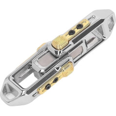Luqeeg Magnētiskā rokas dubultā push rotaļlieta Metāla Push Spinner Pārnēsājams sensoro stresa mazināšanas Push Slider dekompresijas artefakts EDC Push Toy autismam ADHD