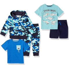 Amazon Essentials Boys' Jogging Suit, T-Shirts, Shorts to Combine Outfit/Gift Sets (Formerly Spotted Zebra)