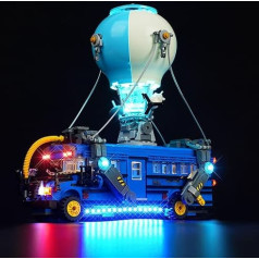 cooldac LED apgaismojuma komplekts, kas saderīgs ar Lego Battle Bus (tikai gaismas, bez modeļiem), LED apgaismojuma komplekts, saderīgs ar Lego 77073 Battle Bus