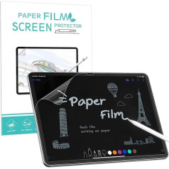 PYS Paper Screen Protector for iPad 10th Generation 2022, matēta PET plēve zīmēšanai, rakstīšanai, piezīmju rakstīšanai, aizsargā pret pirkstu nospiedumiem, pret atspīdumiem, kā uz papīra