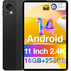 DOOGEE T30S planšetdators 11 collu Android 14 planšetdators 16GB RAM + 256GB ROM (1TB TF), 8580mAh akumulators Octa-core 2.4K displejs Android planšetdators, 13MP + 8MP, 4G LTE Dual SIM/Hi-Res Speakers/5G