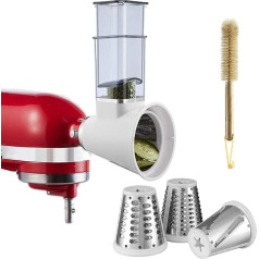 KitchenAid / Phisinic virtuves kombaina, dārzeņu smalcinātāja, siera rīvētāja, salātu griezēja, piederumu piederums