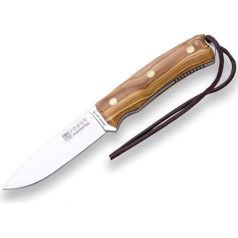 Joker Bushcraft nazis Bushcrafter CO120-P ar ugunsdrošu tēraudu, jostas nazis ar 10,5 cm Böhler N695 tērauda asmeni un olīvkoka rokturi Makšķerēšanai, medībām, kempingiem un pārgājieniem