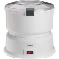 MELISSA 16220008 Kartupeļu mizotājs Elektriskais kartupeļu mizotājs 1 kg ietilpības ar salātu virpuli 85 Watt Balts