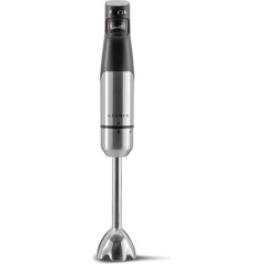 KLAMER rokas blenderis 1000 Watt, nerūsējošā tērauda biezenis ar SmartSpeed no Finder Print