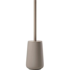 Zone Denmark Nova One keramikas tualetes birste ar birstes turētāju, Soft Touch pārklājums, diametrs 10,3 cm, augstums 37 cm, taupe krāsā