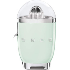 Smeg CJF01PGEU Citrusaugļu sulu spiede CJF01PGEU-pastel, nerūsējošais tērauds, 70 W, pasteļzaļa krāsa