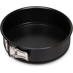 Barazzoni, Springform Cake Tin with 1 Base, Diameter 28 cm, Carbon Steel, Non-Stick Coating, Made in Italy