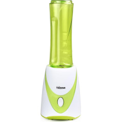 Tristar Smoothie Maker/Milkshake Maker (250 W) ar 0,5 litru maisīšanas piederumu (dzeramā pudele) - ar nerūsējošā tērauda lāpstiņām un piederumiem, ko var mazgāt trauku mazgājamā mašīnā, BL-4435