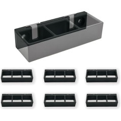 Stealthmounts Wand-Hive System Triple Holder | Pack of 6 | Tool Storage Holders | Made in the UK