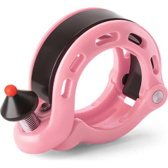 Rockbros Q-veida velosipēda zvans 100db - rozā krāsā