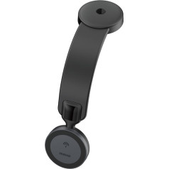Dudao 15 W induktīvais auto lādētājs ar MagSafe kabīnes tālruņa turētāju - melns