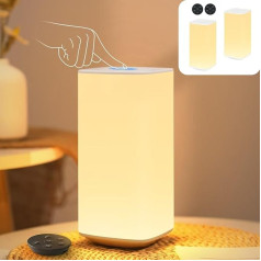 Dorifun nakts lampu komplekts ar tālvadības pulti, nakts lampa, ar 256 krāsām un 4 režīmiem, LED galda lampa, bezvadu USB uzlādējama, nakts lampa dekorēšanai, guļamistabai, bērniem