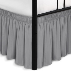 Biscaynebay Split Corner Wrap gultas svārki Queen Size 18 