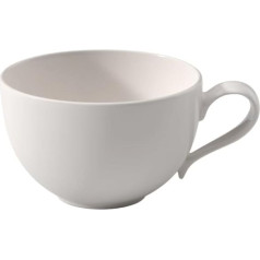 Villeroy & Boch New Cottage Basic Cappuccino kauss, 390 ml, augstums: 7 cm, Premium porcelāns, balts