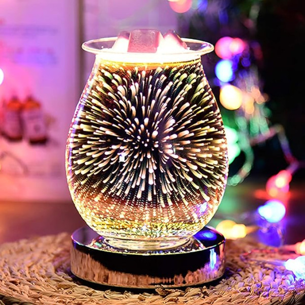 3D aromterapijas lampa, vaska 3D Scentsy eļļas deglis, enerģiju taupoša eļļas lampa, elektriskais eļļas deglis, tējas gaisma, elektriskā aromātiskās eļļas lampa mājai, birojam, guļamistabai, dāvanas