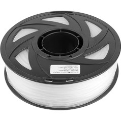 S SIENOC PA Filaments 1,75 mm 1 kg rullis 3D printeriem (neilons caurspīdīgs, dabīgs)