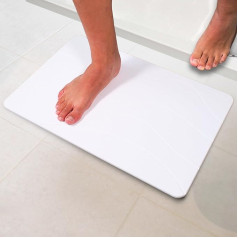 Pure 4Home - Pebble Bath Mat | 60cm x 39cm Smilšpapīrs un paklājs iekļauts | Pebble Bath Mat | Diatomīta vannas paklājs