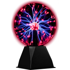 XTC Plasma Ball / Plazmas bumba - burvju zibspuldzes stikla lodē - diametrs 15 cm, 3500 lūmeni