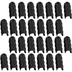 Yarnow 30 Pack Garden Pipe Clip PC Pipe Clip Pipe Clip Siltumnīcas Banner Frame nojumes melns 20mm