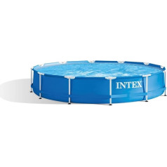 Intex 28210NP 366 x 76 cm baseina rāmis Peldbaseins Metāla rāmis Zils