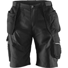 KÜBLER PRACTIQ Arbeitsshorts | schwarz | Größe 40 | kratzfrei | OEKO-TEX® | Cordura verstärkt