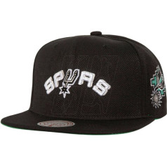 Mitchell & Ness NBA San Antonio Spurs Triple Play Snapback cepure HS8578-SASBLCK / OSFM