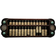 Antique Ornaments Treasured White Jade Abacus Means To Attract Wealth In Treasures Wealth Is Abundant Premium Quality 42cm Style C32 Figurines Ornaments Dāvanas Kuns