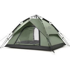 Naturehike Pop Up telts Automātiskā kempinga telts 3-4 personām Double Deck Dome telts Liela ģimenes telts ar pārnēsāšanas somu