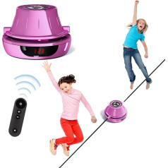 Jump Rope Elektroniskās lēkšanas virves Slēpošanas virves treniņš ar vairākiem lietotājiem kopā Regulējams 1-10 ātruma līmenis ar tālvadības pulti Slēpošanas virves mašīnas skaitītājs Piemērots sievietēm / vīriešiem / bērniem