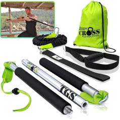 BodyCROSS Premium Rip trenažieris, līdz 24 kg stiepes spēks, studijas kvalitāte, ražots Vācijā