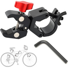 Axiniu U Lock Bracket Clamp Bike Lock Holder Heavy Duty Metal Secure U Lock Bracket No Rattle Ultra Quiet Ride