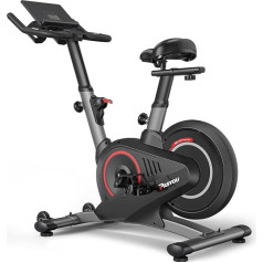 PASYOU S40 trenažieris ar magnētisko pretestību, siksnas piedziņa, fitnesa velosipēdi, LCD monitors, mājas trenažieris, velosipēds, 160 kg slodzes ietilpība