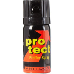 BlackDefender Protect Pepper Spray 40 ml īpaši spēcīgs platspalvains piparu aerosols 3 gab. iepakojumā
